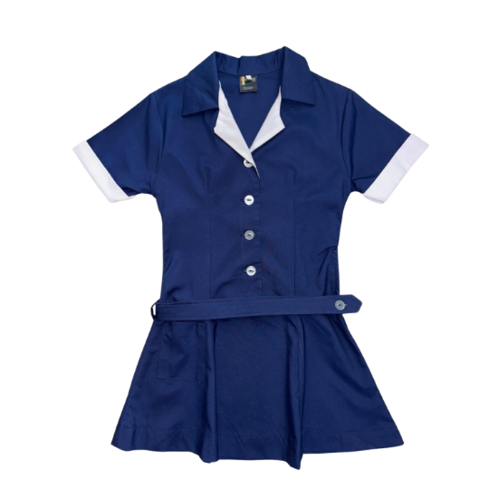Picture of Gimmies Navy Tunic with white collar